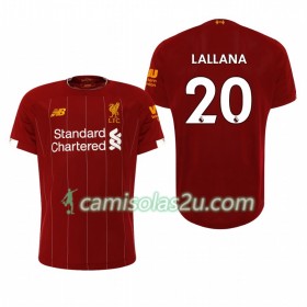 Camisolas de Futebol Liverpool Adam Lallana 20 Equipamento Principal 2019/20 Manga Curta